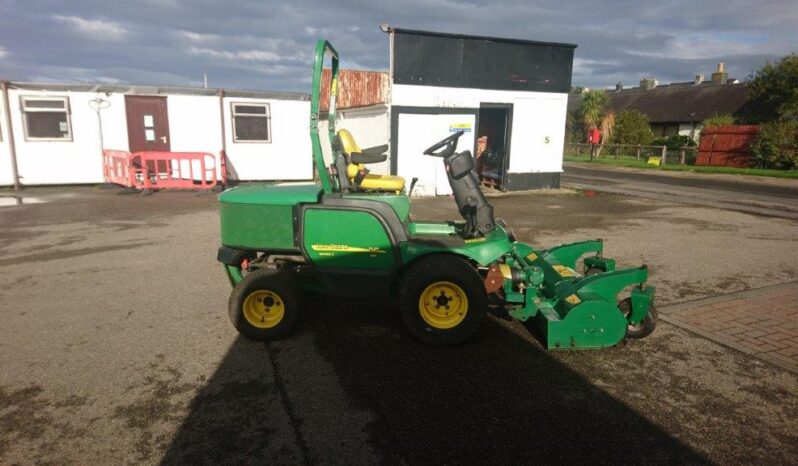 John Deere 1545 4wd with Major Out-Front Flail Mower full