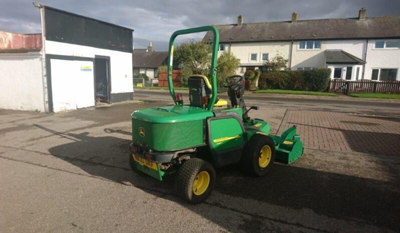 John Deere 1545 4wd with Major Out-Front Flail Mower full