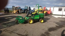 John Deere 1545 4wd with Major Out-Front Flail Mower full