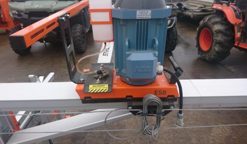 Used Logosol F2+ 5.00 m with ES 8 Electric Chainsaw and manual remote feed full
