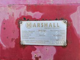 Marshall S5 Ton tipping trailer with extension sides full