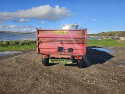 Marshall S5 Ton tipping trailer with extension sides full